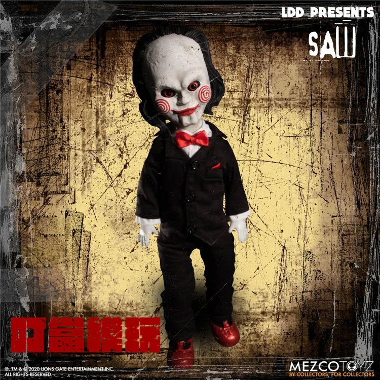 

MDS Mega Series Toyz Ant LDD Series 10inches Saw movable puppet Billy Mega Scale Action Figure with Sound