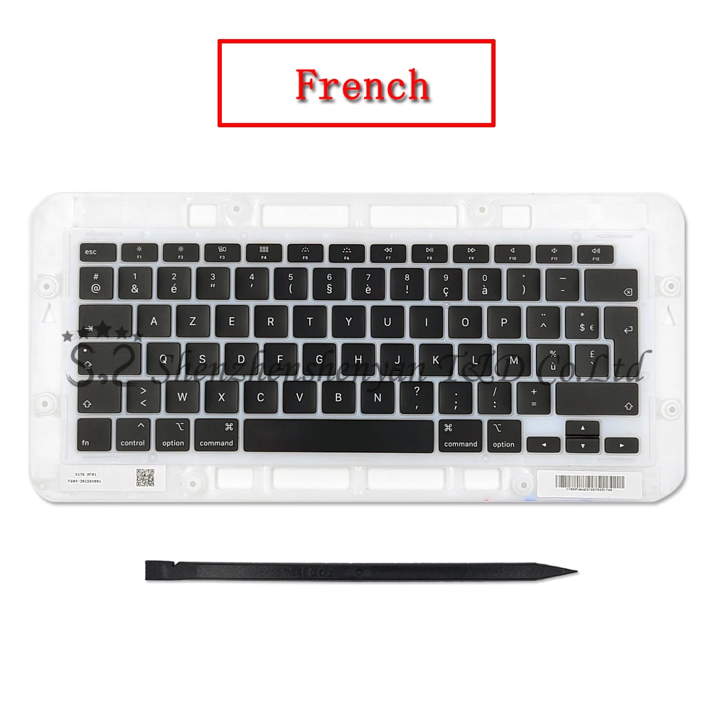 Laptop Early 2020 A2179 teclas teclas tapas de teclado para Macbook Air 13,3 ''EE. UU. Reino Unido Frencg teclas rusas teclas AZERTY