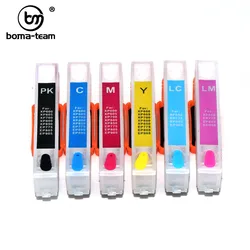 T2431 T2771 IC70 IC80 Refillable Ink Cartridges For Epson XP-55 750 760 850 860 950 960 970 EP-706 805 806 905 906 707 977 807