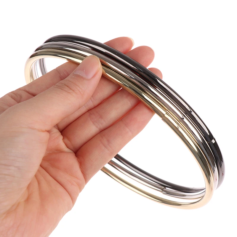 150mm Metal Solid O-ring Bag Handle Metal Strap Replacement Handbag Luggage DIY