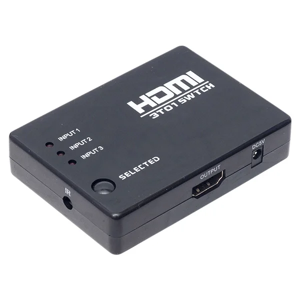 POWERMASTER PM-6853 3 INPUT 1 OUTPUT HDMI SWITCHER PICKER OPERATED