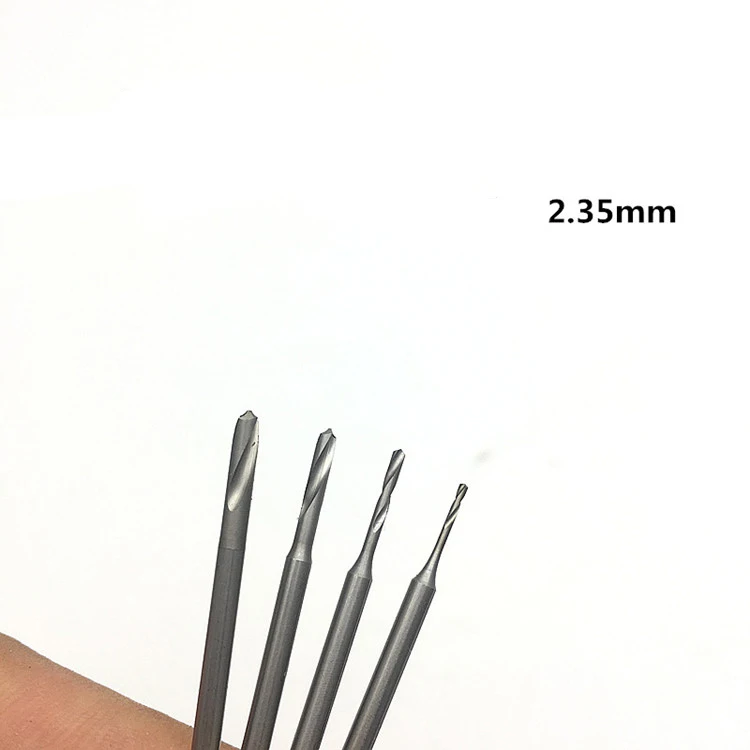 

6Pcs/box Twist Drill Bit Woodworking Drilling Rotary Tools Jewelry Tools dremel Tungsten steel Burs shank 2.35mm