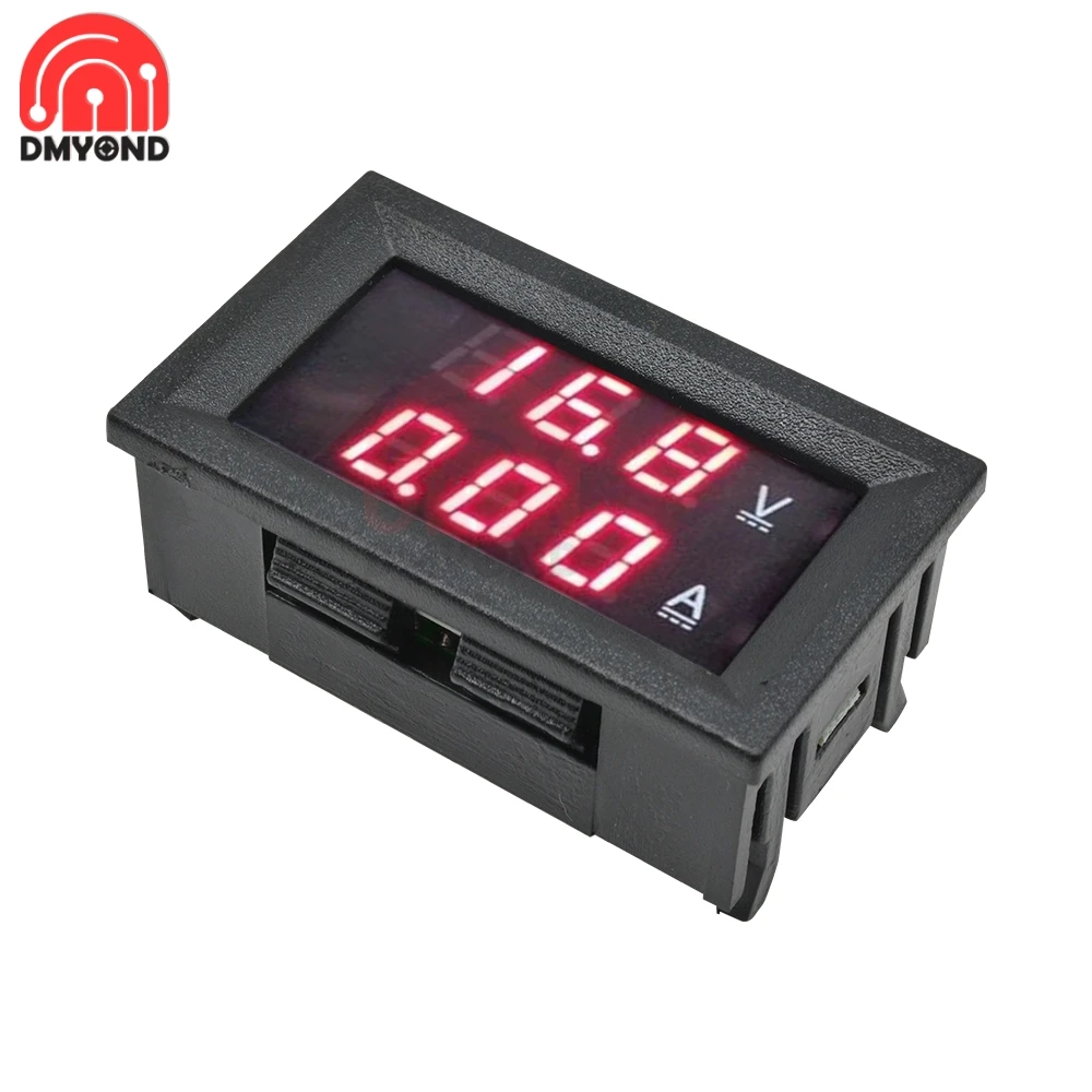 Mini 0.28inch DC0-100V 100A LED Digital Voltmeter Ammeter Volt Ampere Meter Amperemeter Voltage Indicator Tester with FL-2 Shunt