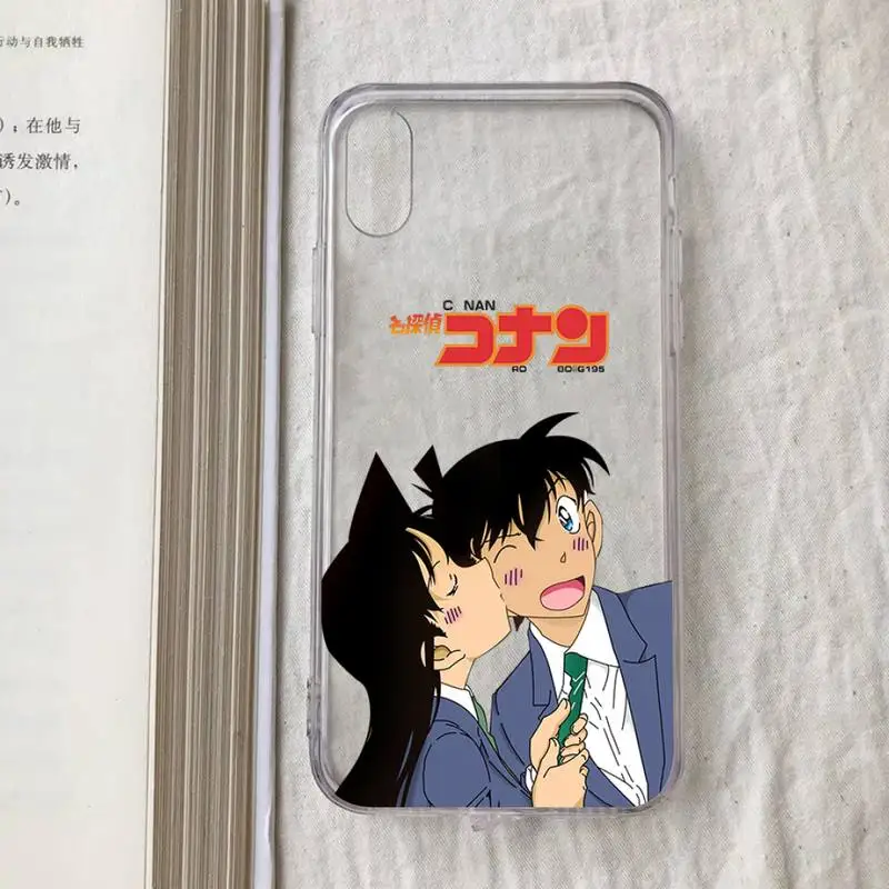 Anime Detective Conan Phone Case for iPhone 11 12 13 mini pro XS MAX 8 7 6 6S Plus X 5S SE 2020 XR case