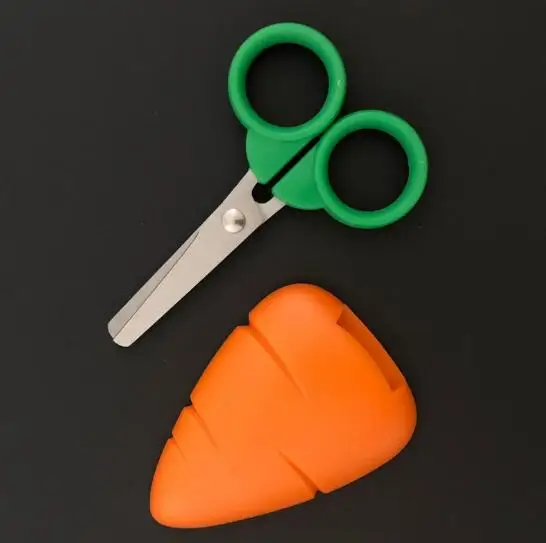 New fruit scissors cute cartoon scissors strawberry carrot student scissors