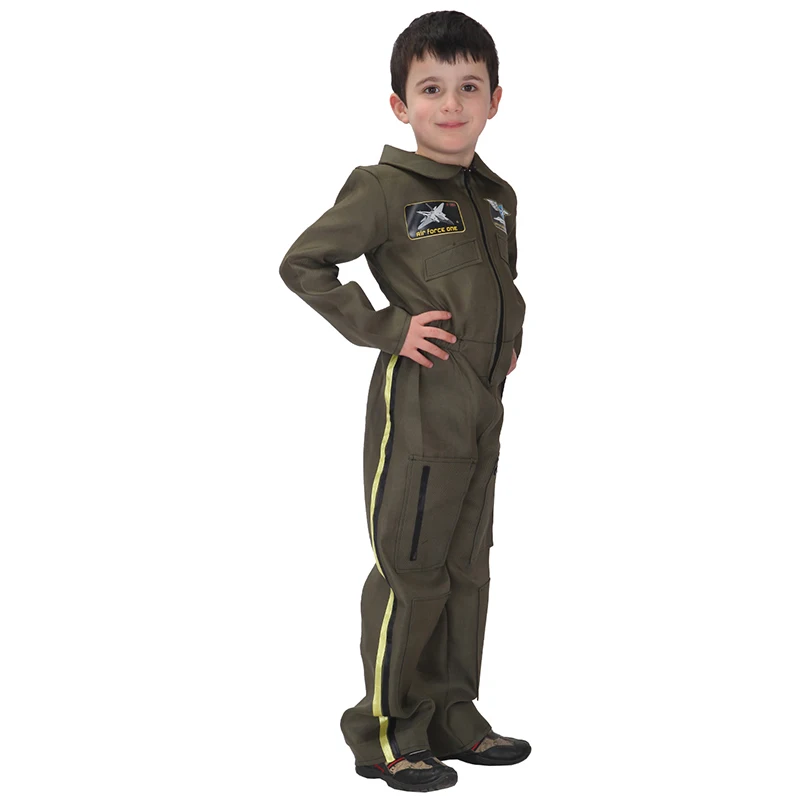 Carnival Halloween Purim Boy Special Forces Costume Book Week Officer Captain Camouflage Cosplay Fancy Party Dress