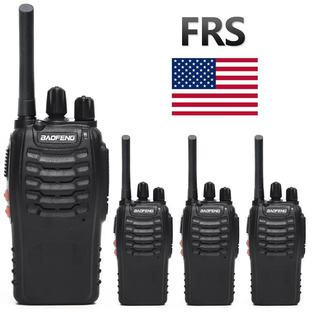 

4PCS Baofeng BF-88A FRS License-Free Walkie Talkie 0.5W UHF 462-467MHz 16CH Handheld Ham Two way Radio Upgrade Version of BF-