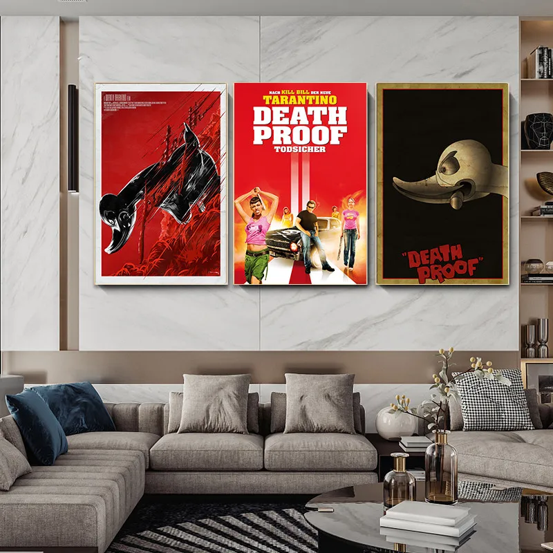 Death Proof TV Show Performance Art Painting HD White Coated Paper Poster Wall Home Decor hight quality home Decor