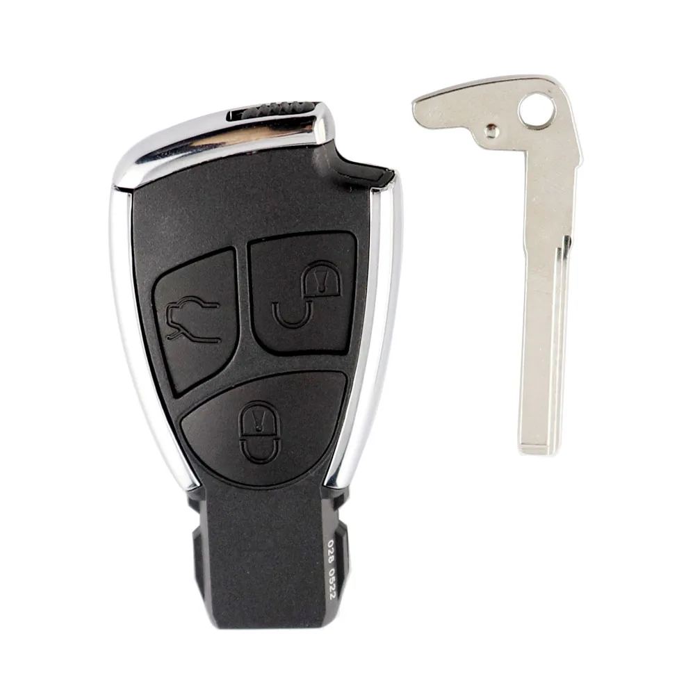 XNRKEY 3 Buttons Modified Car Key Replacement Remote Key Shell For Mercedes Benz C B E Class W203 W211 W204 YU BN CLS CLK