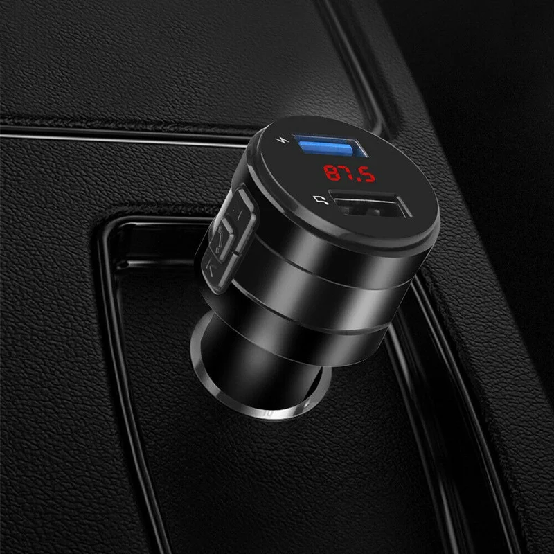 Wireless Bluetooth 5.0 Car Tuning FM Transmitter MP3 Player AUX Radio USB Charging Universal Interior Parts Car Accessories