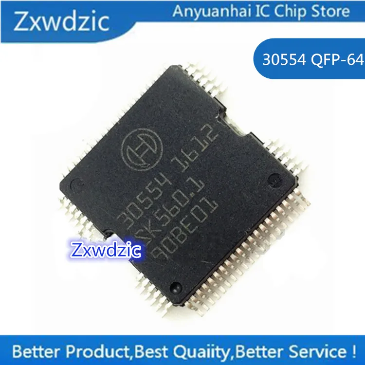 5pcs 100% New High Quality 30554 QFP-64 Car Body Computer Board Power Driver Chip