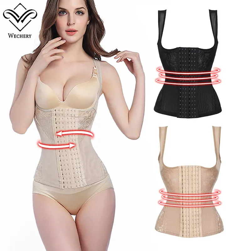 

Slimming Underwear Corset Belt Body Modeling Strap Waist Trainer Seamless Shaper Top Steel Boned Fajas 6XL Reductive Girdle Blac