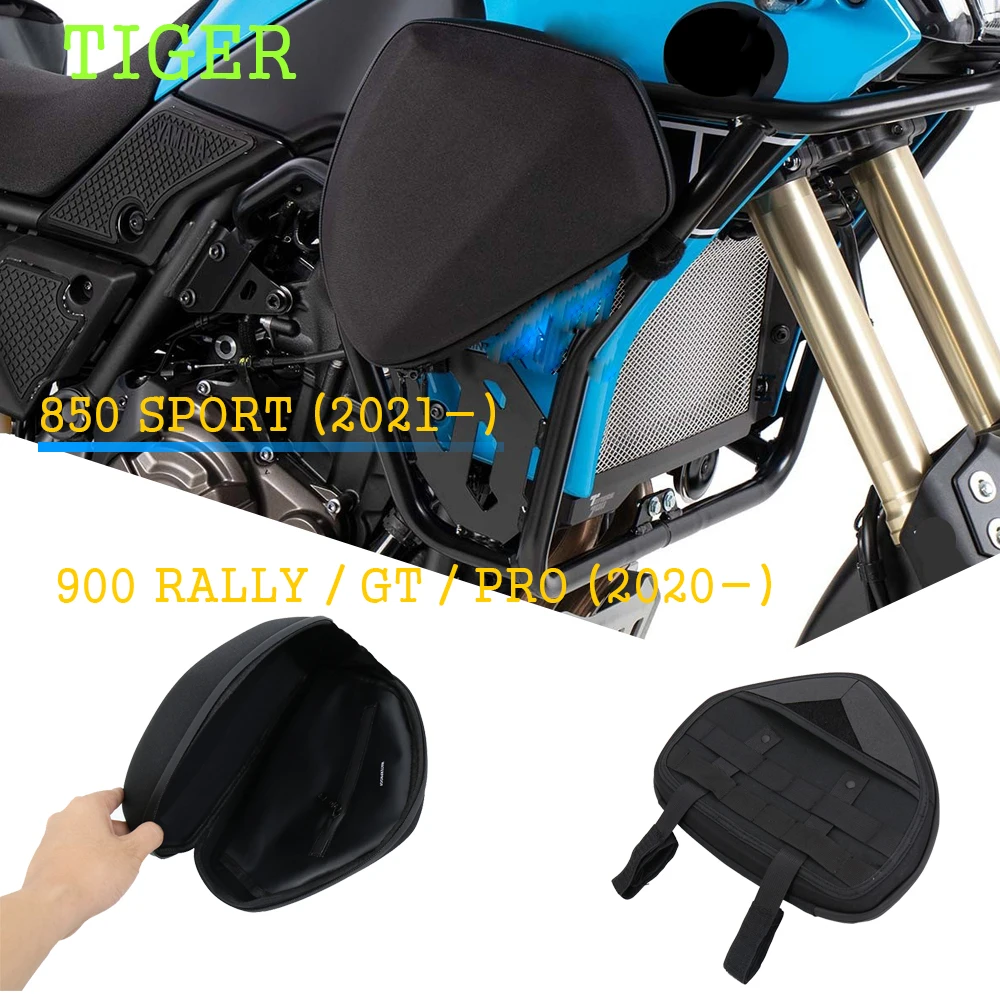 Motorcycle Crash Bar Bags FOR TIGER 850 SPORT 2021 Frame Storage Package TIGER 900 RALLY/GT/PRO 2020 2021