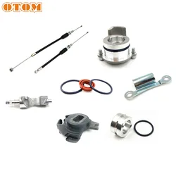 OTOM Motorcycle Control Valve Repair Parts Switch Exhaust Cover Cable Wire O-ring Seal Aluminum Bushing For YAMAHA DT230 MT250