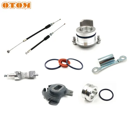 OTOM-piezas de reparación de válvula de Control de motocicleta, cubierta de escape de interruptor, Cable, junta tórica, casquillo de aluminio para YAMAHA DT230 MT250