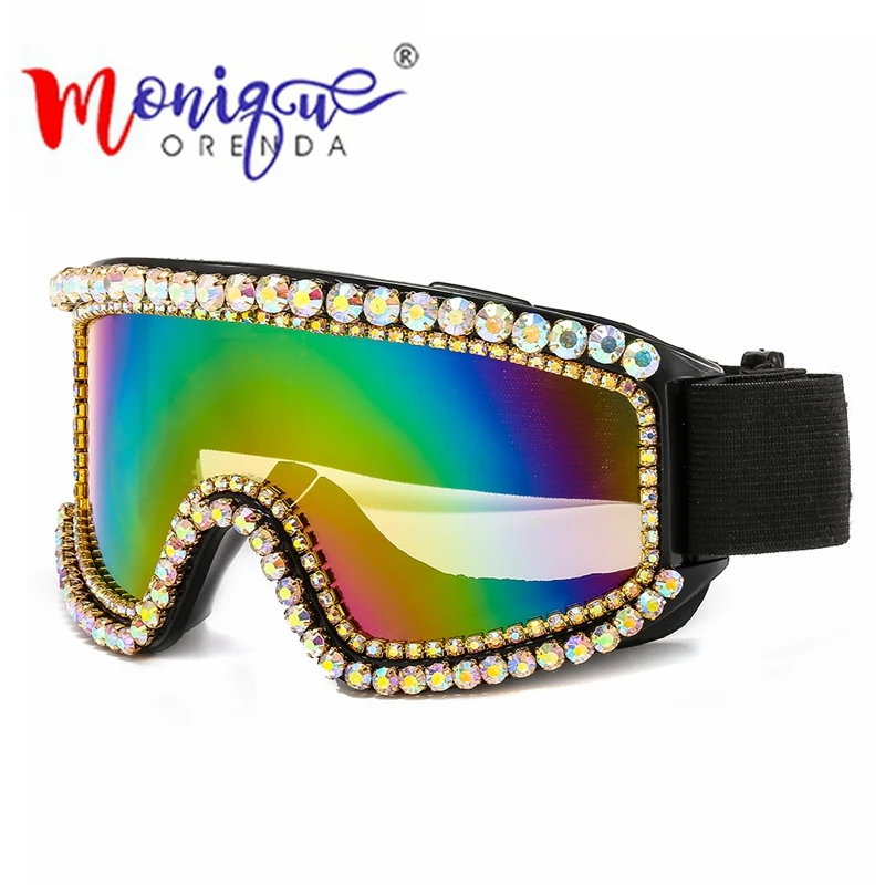 2020 Eyeprotection Outdoor Glasses Mountain Bike Goggles Bicycle Sunglasses Men Eyewear Sports Sunglasses Rhinestone