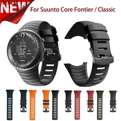 ANBEST-Correa de repuesto para reloj inteligente, Compatible con Suunto Core Frontier, pulsera clásica de silicona suave