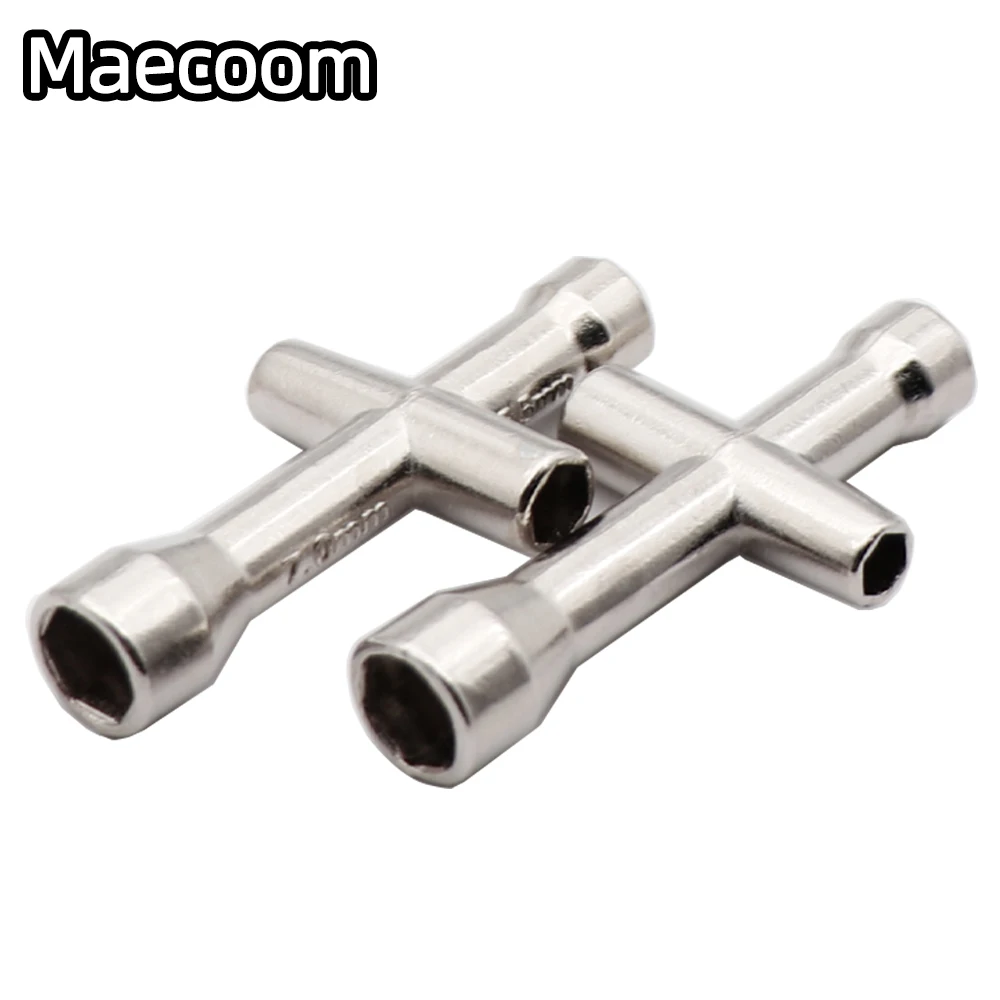 M2 M2.5 M3 M4 3D Printing Nozzles Wrench Screw Nut Hexagonal Cross Mini Wrench Spanner Maintenance Tool 4 Size