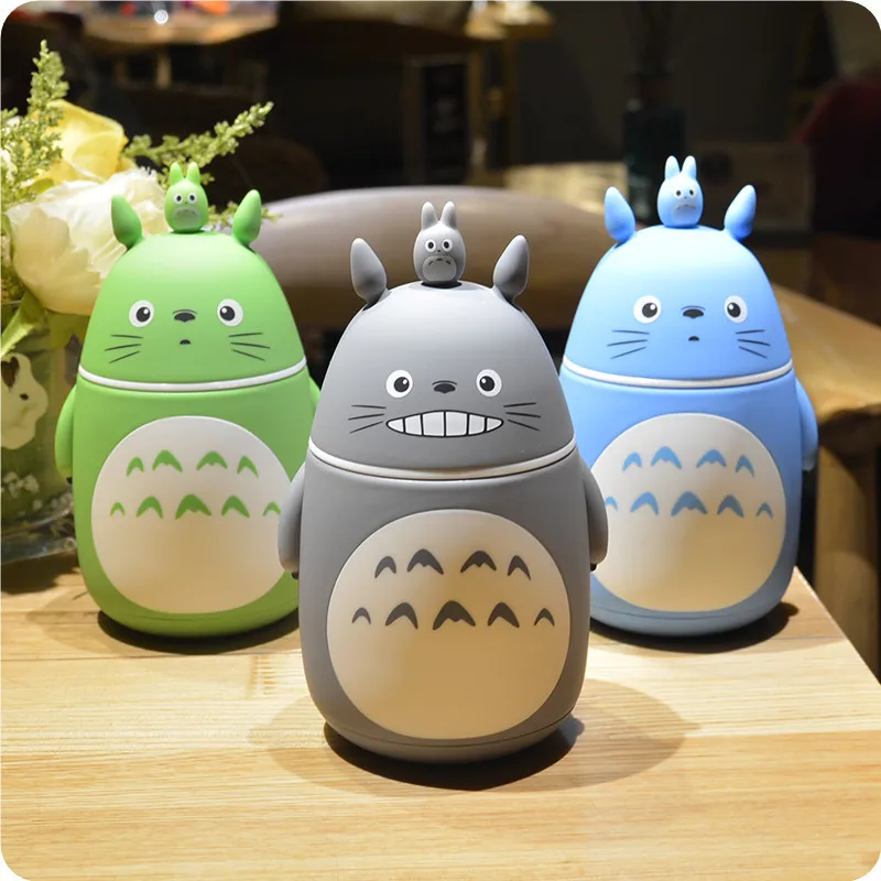 High-Quality Creative Cute Portable Thermos Bottle Cartoon Water Cup Anime Termos Cup & Mug Stainless Steel Vacuum Flasks Bottle