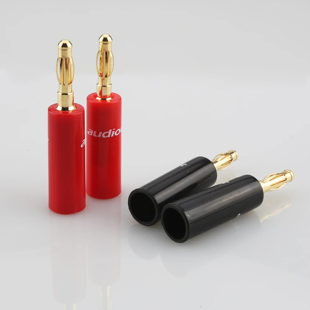 Hochwertiger B837G Bananenstecker Audiocrast 24k Vergoldeter 4mm Bananenstecker Hifi-Lautsprecherkabel-Verbinder – Detail 9