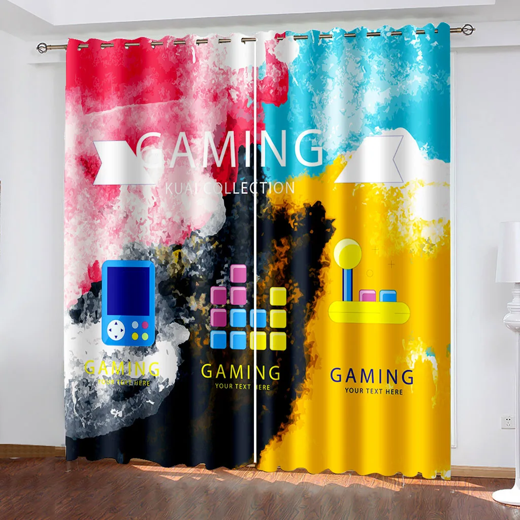 

Game Window Curtains Modern Living Room Decoration Curtain for Bedroom Home Decor Blackout Curtains Curtains for European