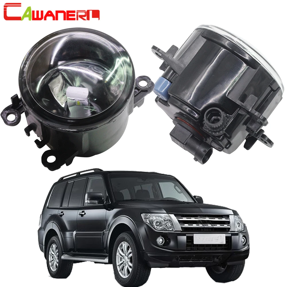 

Cawanerl For 2007-2012 Mitsubishi Pajero IV Van V80 V90 Box Car Accessories Fog Light Lampshade + H11 LED / Halogen Lamp 12V