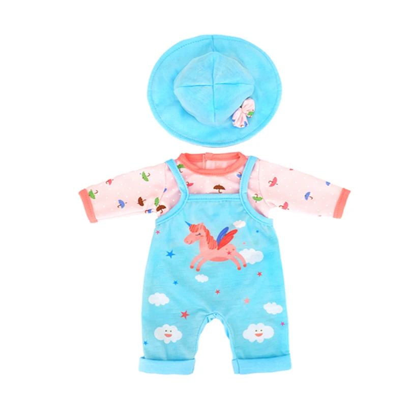 43 CM Baby Doll Clothes Pajama Set Jacket Coat 17 Inch Dolls Jeans Children Gift Toys Outfit