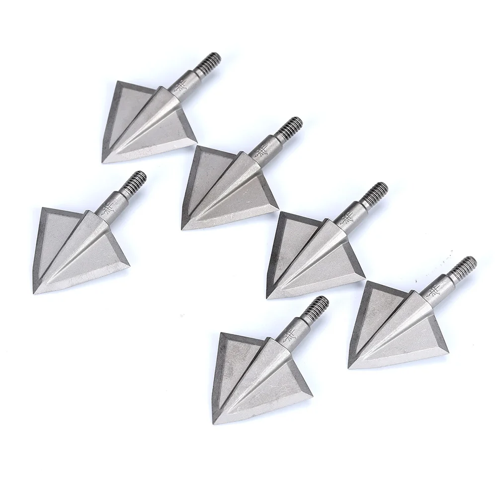 125/150 Grains Profile Broadheads 3/6pcs Archery Hunting Shooting 2 Fixed Blade Arrow Steel Whosale&Dropship