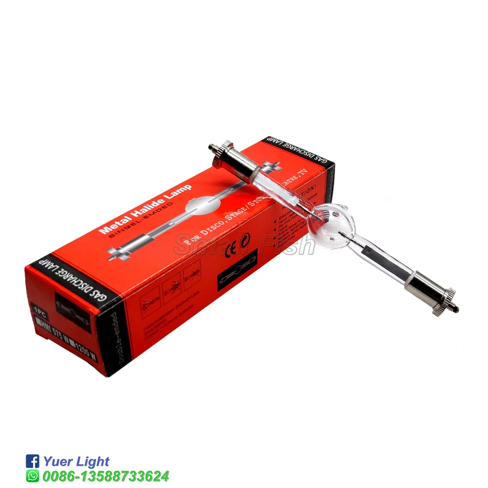 10xLot Sales HMI 575/2 Stage Scan Lamp Bulb 575W Stage Studio Lamps Metal Halide SFc10-4 Double Ended HMI575 Follow Spot Bulb