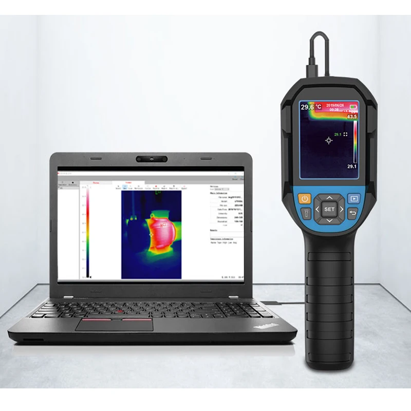 Handheld Temperatuurregeling Instrument Professionele Infrarood Warmtebeeldcamera Tft Lcd-scherm Thermische Camera