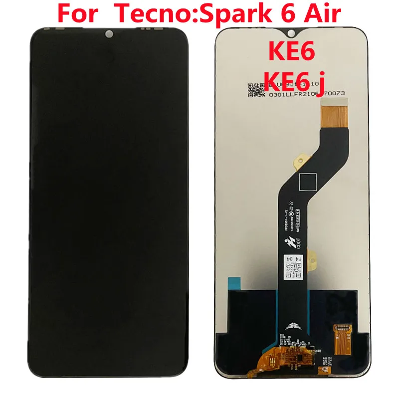 

7.0" For Tecno Spark 6 Air / KE6 / KE6j LCD Display + Touch Screen Digitizer Assembly Replacement