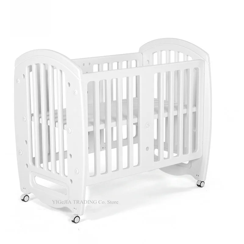 PE Material Infant Crib, Mosquito Net Included, Multifunctional ALL-IN-ONE Game Bed For Kids From Newborn To 3ages