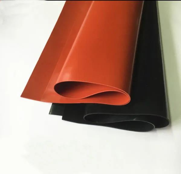 1mm/1.5mm/2mm Red/Black Silicone Rubber Sheet 250X250mm Black Silicone Sheet, Rubber Matt, Silicone Sheeting For Heat Resistance