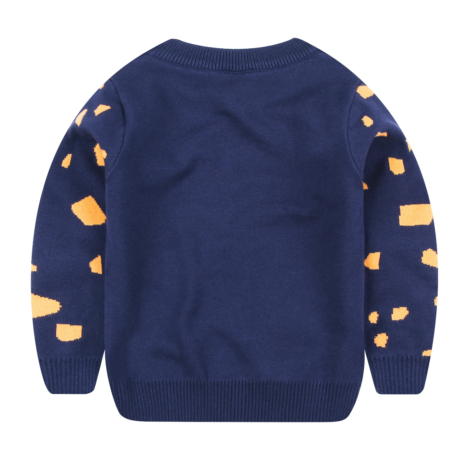 Boy Girls Giraffe Sweater Kids Clothes Cotton Long Sleeve Pullover Knitwear Warm Autumn Winter Spring Sweater Top 2-7Y