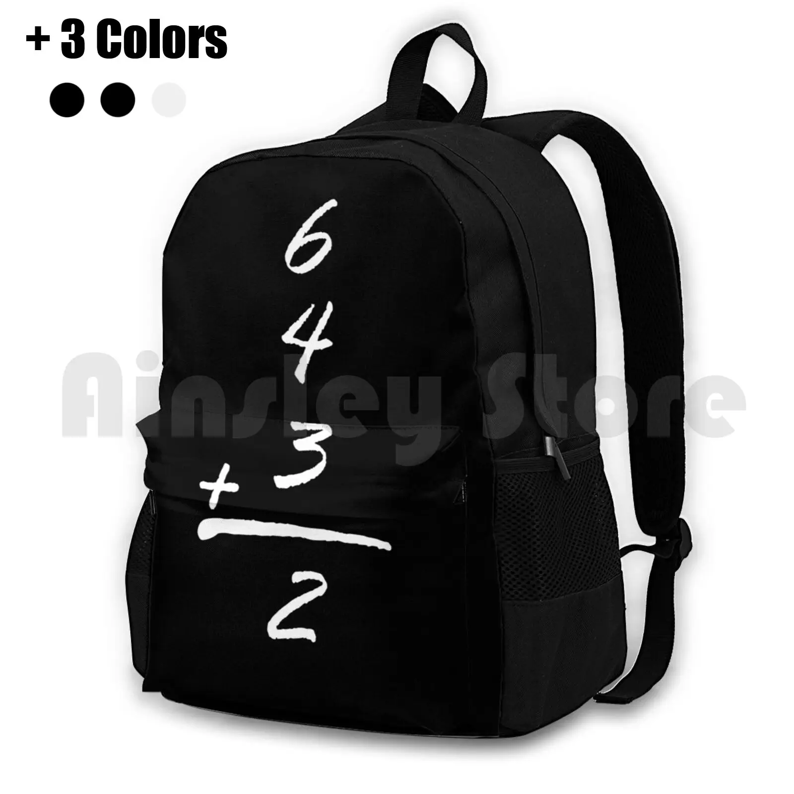 6 4 3 2 Simple Math Baseball Funny Outdoor Hiking Backpack Riding Climbing Sports Bag 6 4 3 2 Baseball 6432 Baseball