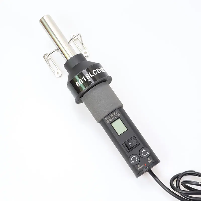 Imagem -04 - Pistola de ar Quente Gj8018lcd Ferramentas de Soldagem Temperatura Ajustável Preto Aquecedor Eletrônico Bga Bico