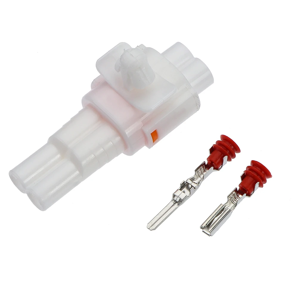 1/5/10/20 Sets 2 Pin Waterproof Male Female Kit w/ Lock Auto Connector PA66 6187-2171 6180-2181 6180-2321 6187-2311 For Honda