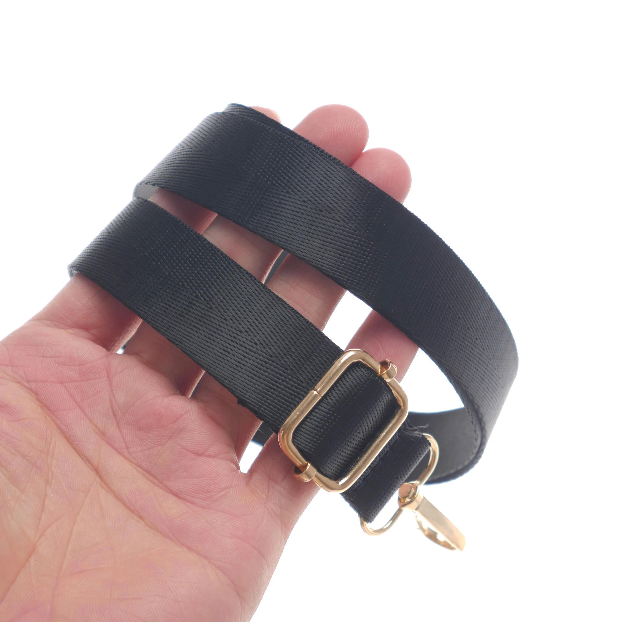 130CM Nylon Black Color Handbags Strap Shoulder Bag Strap Belts For Bags Adjustable Replacement Bag Handles Bag Accessories