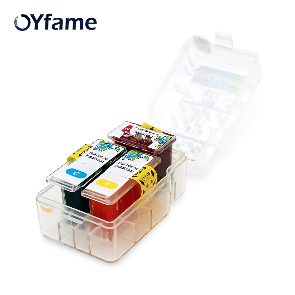 OYfame PGI 510 511 Ink Cartridge for 510 511 Ink Cartridge refill kit For Canon PIXMA IP2700 IP2780 IP2880 MP240 250 Printer