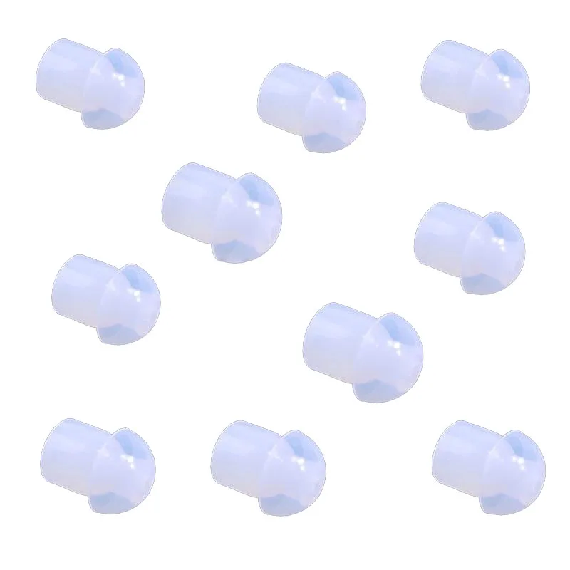 RISE-20pcs Silicone In-Ear Earbuds Mushroom Eartip Ear Bud For Radio Earpiece Headset