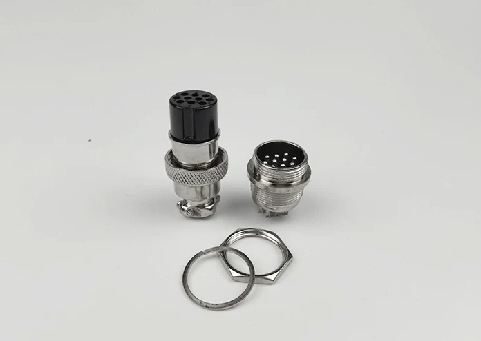 10ชุดGX20 Connectorการบินชาย & หญิง2/3/4/5/6/7/8/9/10/12/14/ Pinเส้นผ่าศูนย์กลาง20มม.ปลั๊กSocket Circular Connector