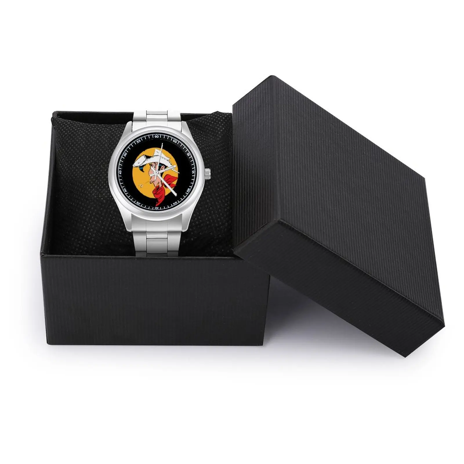 Lucky Luke Quartz Watch Spring Exclusive Wrist Watch Stainless Design Wideband Teens Wristwatch