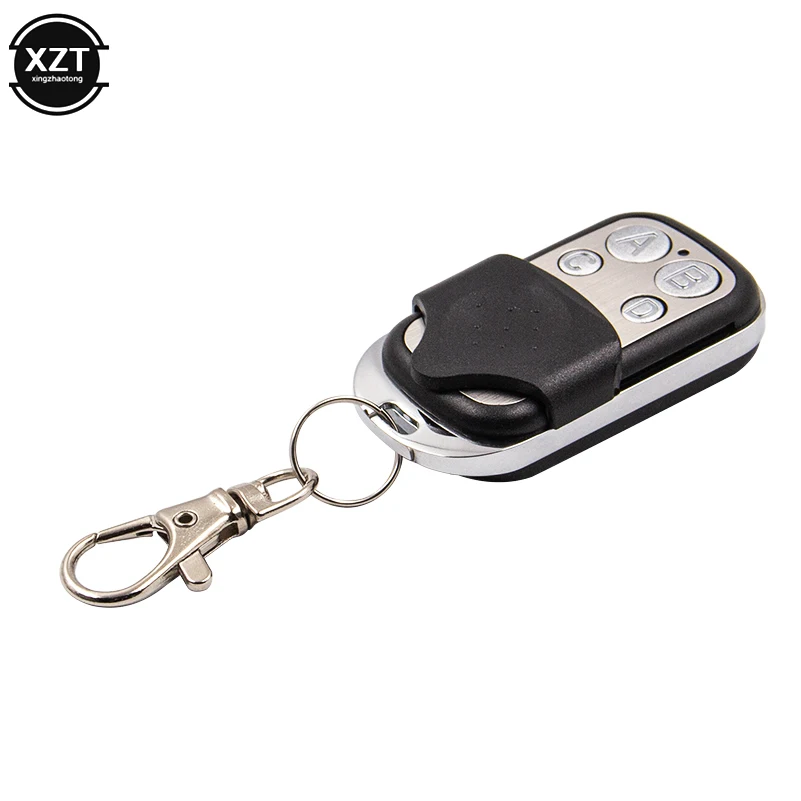 Universal Gate Garage Door 433mhz Remote Control Electric Cloning Metal 4 Keys Fob Learning Copy Remote Controller with Cover