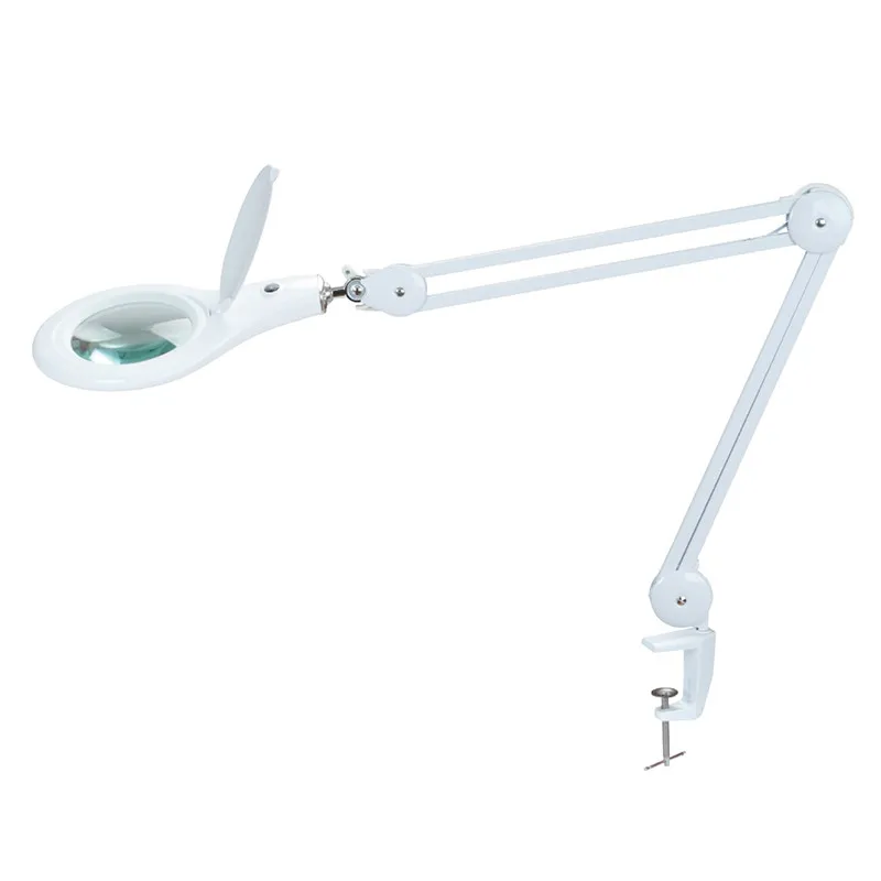 clip tipo de mesa ajustavel lupa lampada trabalho lampada led lampada leitura inspecao lampada mesa ma1209li 5d 01