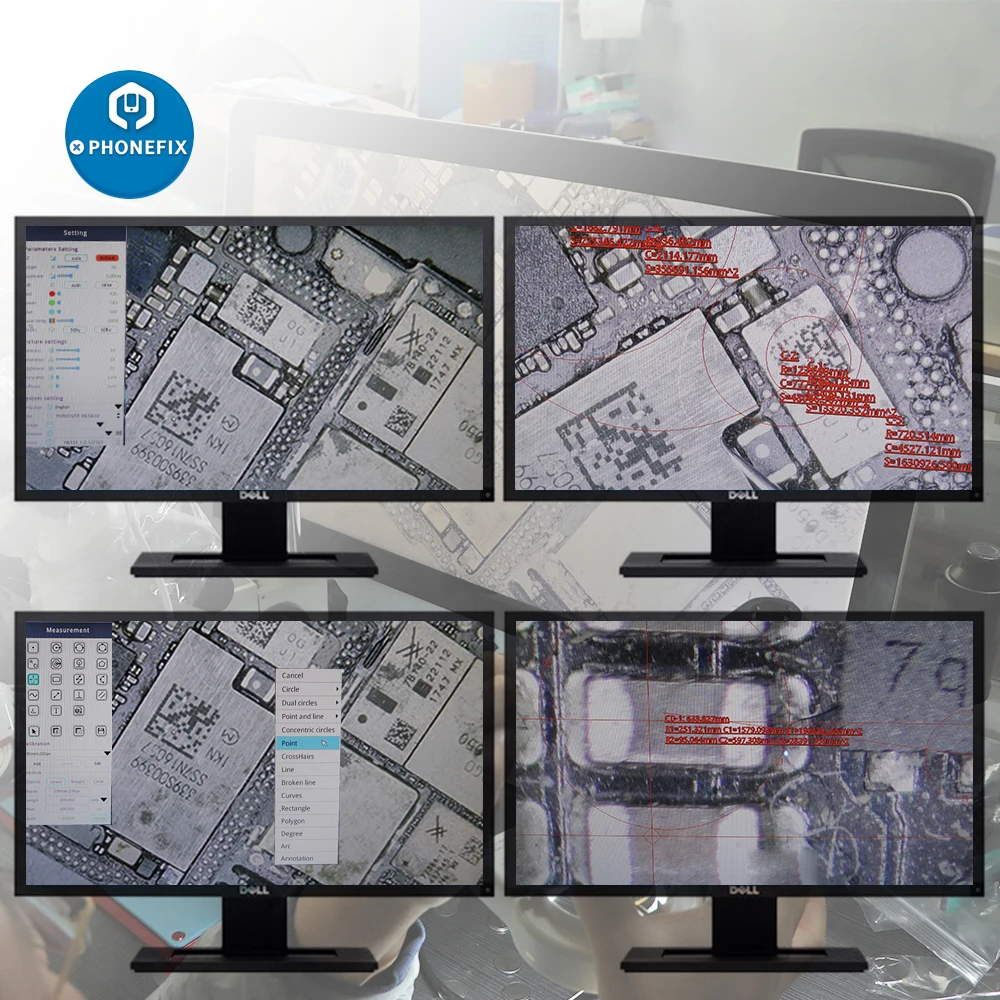 5MP H300 HDMI Industrial Video Microscope Camera Digital Electronic Repair Microscopio Camera for Phone PCB Soldering Repair