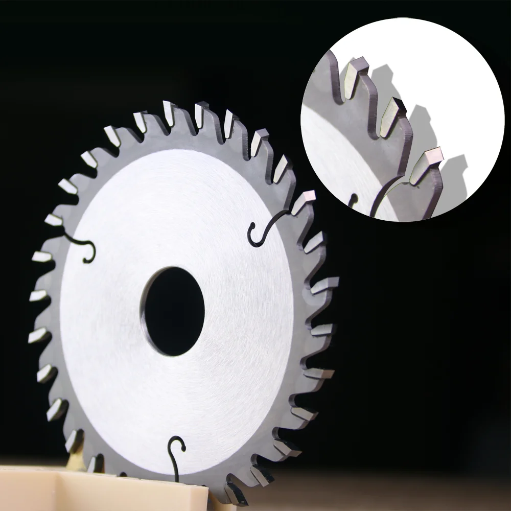 104mm Scoring Carbide Tipped Replacement Edge Banding Saw Blades for trimming end KDT Nanxing Homag SCM Biesse machine