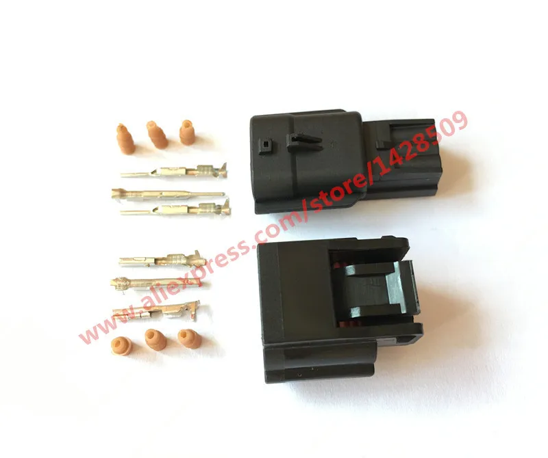 1 Set 3 Pin Waterproof Male Female Electrical Wire Connector For 7283-8852-30 7282-8852-30 Car Plug