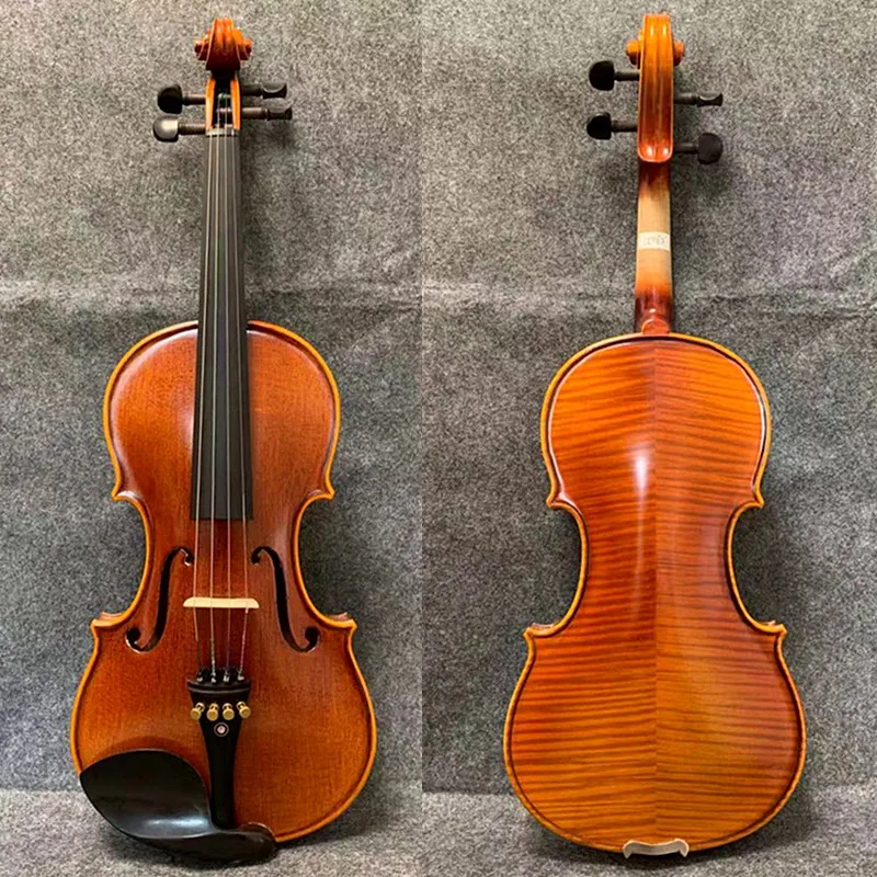 

SONG master Flamed 4/4 Violin Strad style Pure handmade , graceful sound#15062