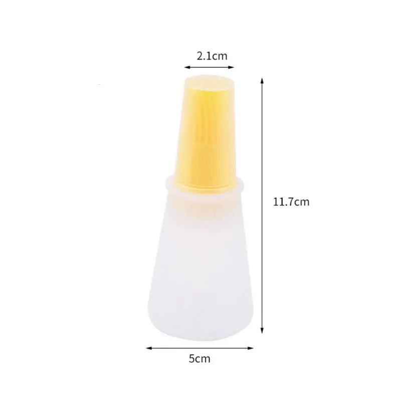 

Portable Silicone Oil Bottle with Brush, Barbecue Oil Brush,Liquid Oil, Pastry, Baking, Barbecue Tools, Kitchen Supplies, BBQ, 1