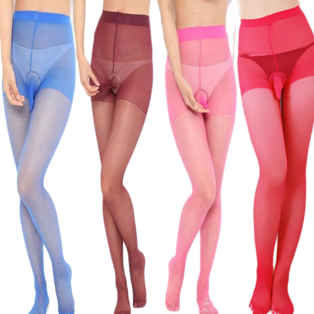 Penis Pouch Mantel Unterwsche Heier Verkauf Mode Herren Strumpfhosen Fr  Mnner 4 Farben Seidenstrmpfe Neue Strumpfhosen - AliExpress 200000532